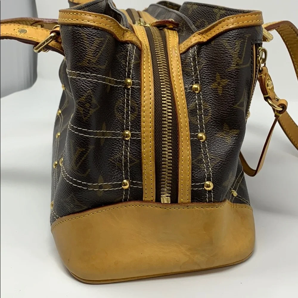Authentic Louis Vuitton Rivet Shoulder Tote
